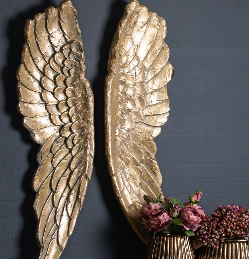 Gold Large Angel Wings
