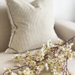 Esmee Olive Stripe Cushion
