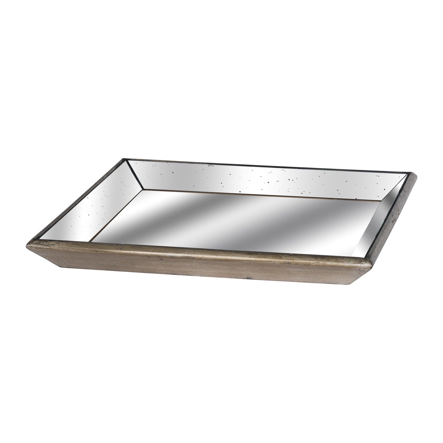Astor Distressed Mirrored Square Tray Large