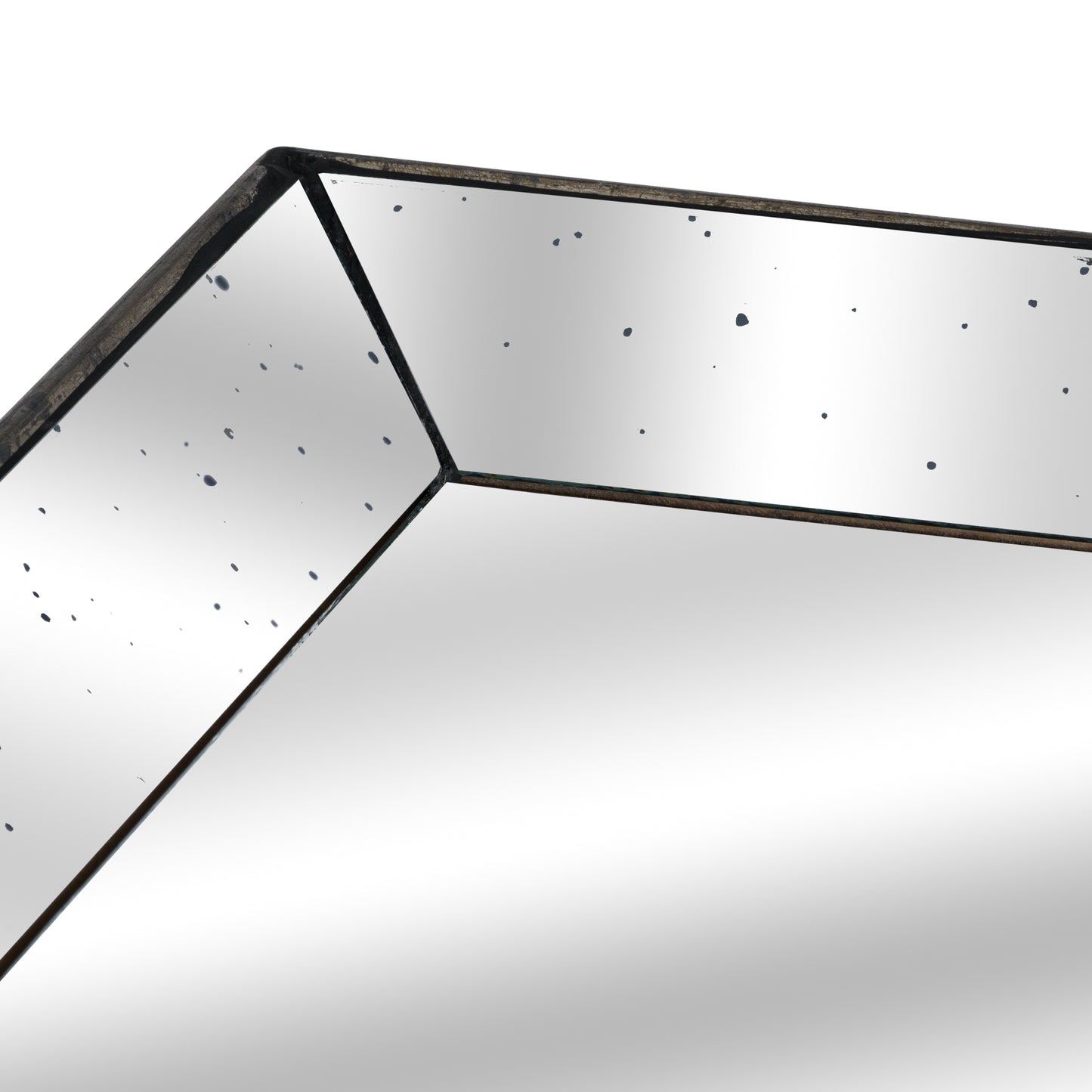 Astor Distressed Mirrored Square Tray Large