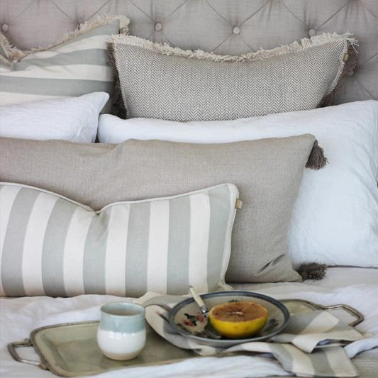 Bold Stripe Cushion Sage 60 x 60cm