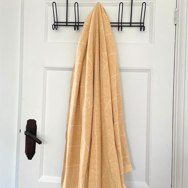 Brushed Wild Stripe Throw Honey