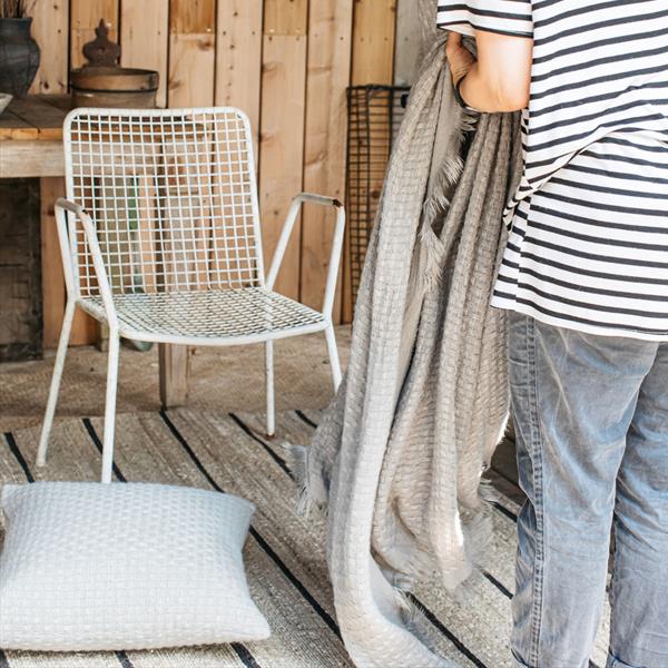 Hallen Moss Basketweave Throw 150x200cm