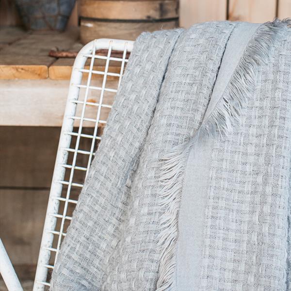Hallen Moss Basketweave Throw 150x200cm