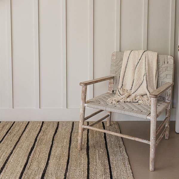Hasta Stripe Jute Rug Large