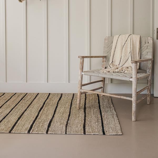 Hasta Stripe Jute Rug Large