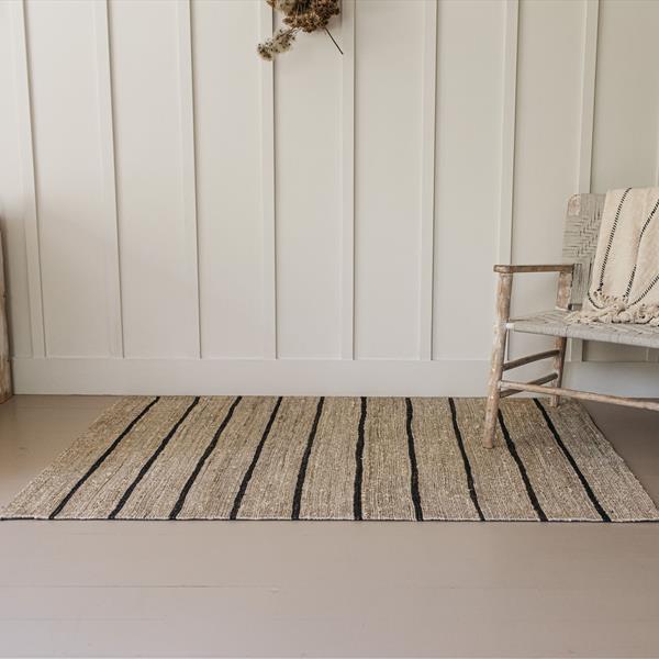 Hasta Stripe Jute Rug Large