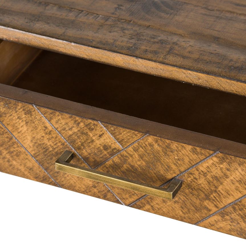 Havana Gold 2 Drawer Console Table