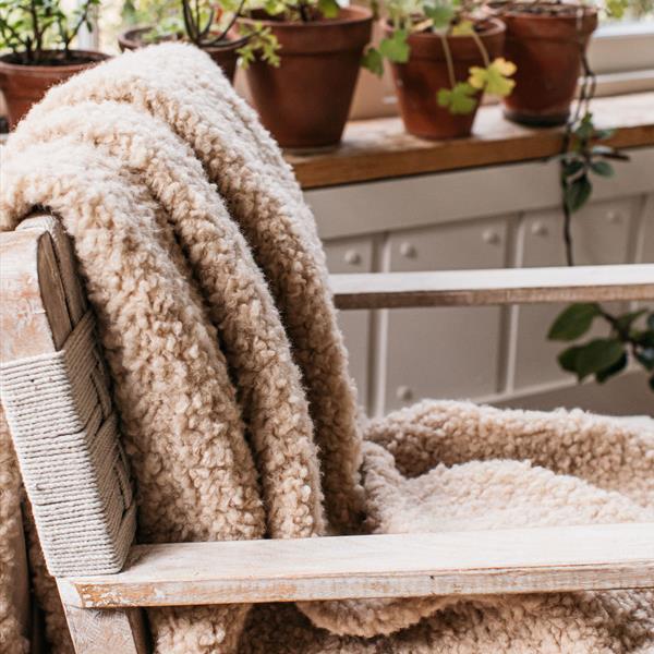 Lia Faux Sheepskin Throw 150x200cm