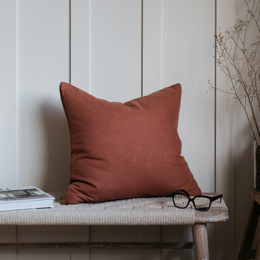 Lisbon 100% Cushion 50x50cm Copper