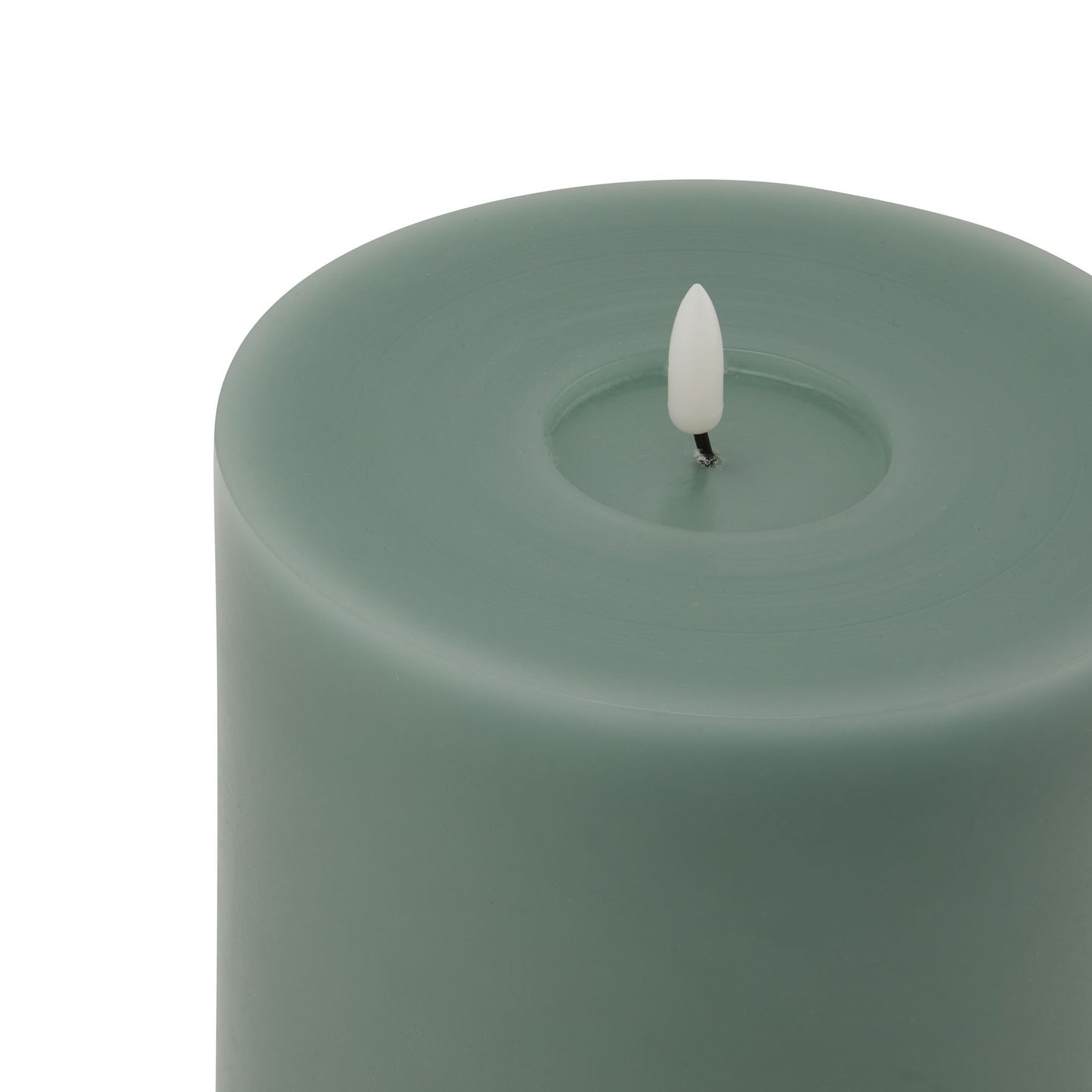 Luxe Collection Melt Effect 6x8 Sage LED Wax Can