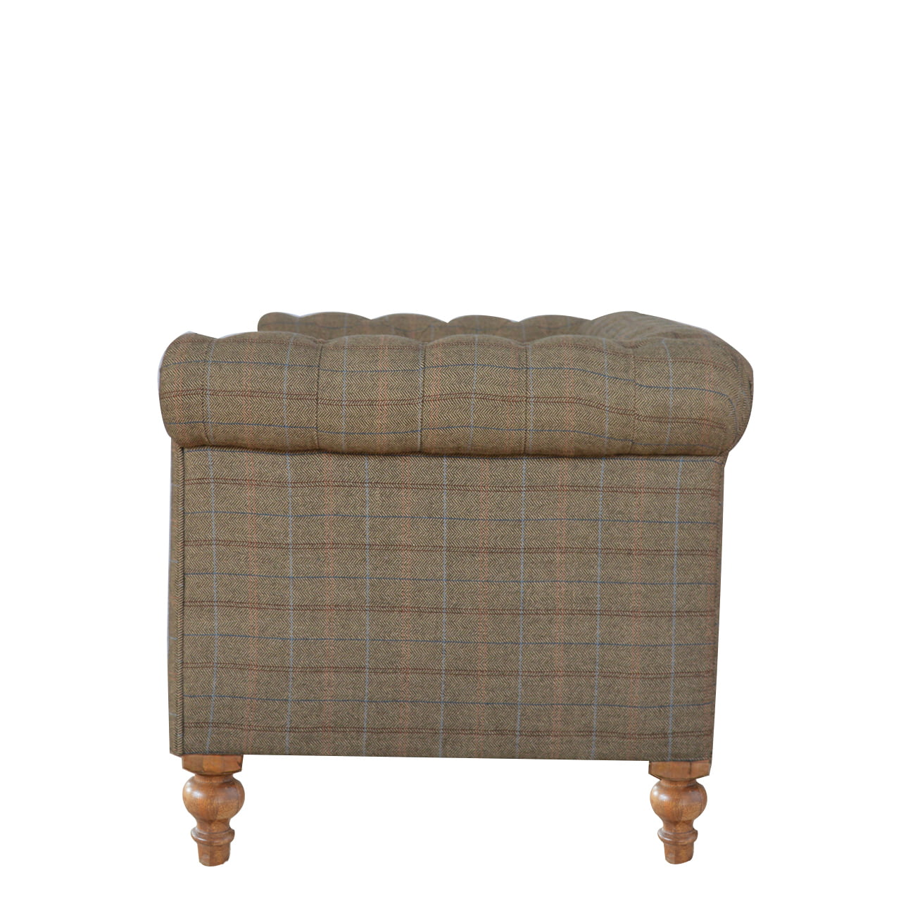 Multi Tweed 2 Seat Chesterfield Wholesale