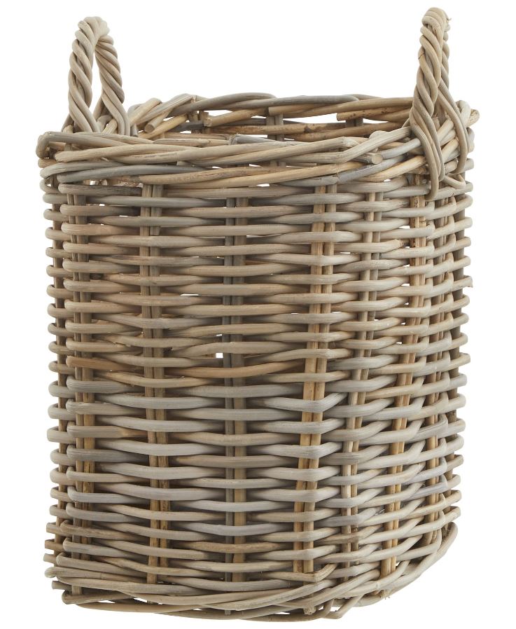 Set of 3 Kubu Rattan Square Storage Baskets