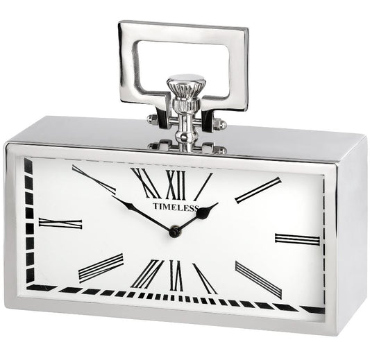 Silver Pocket Watch Clock