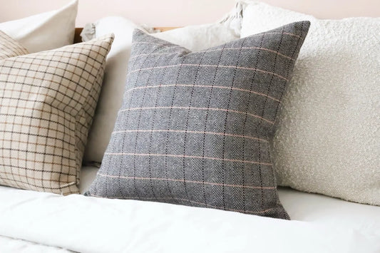 Betty Brown Dark Tweed Cushion