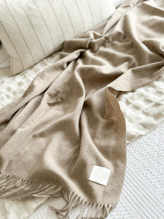 Della Brown Decorative Throw