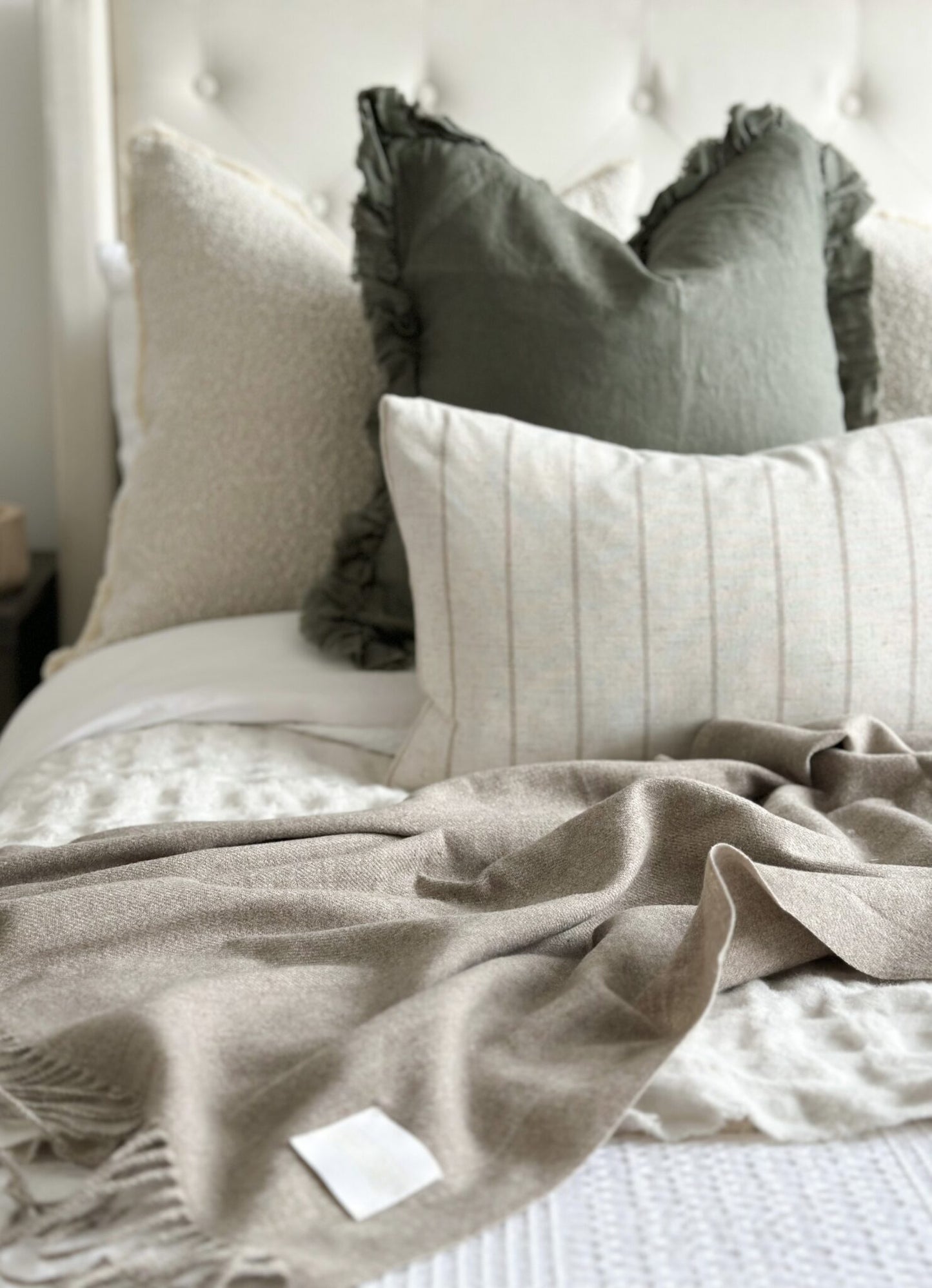 Della Brown Decorative Throw