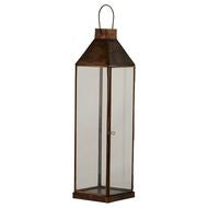 Burnished Brass Large Lantern