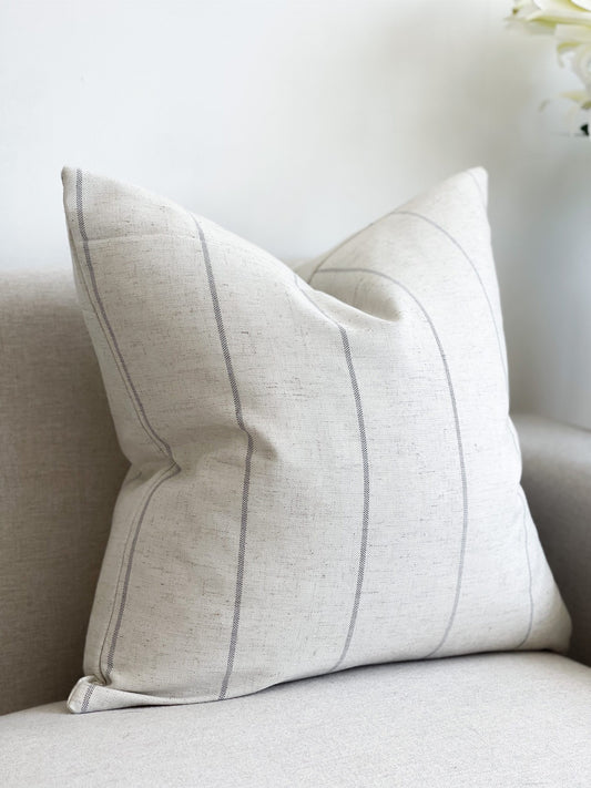 Freya Cream and Grey Cushion