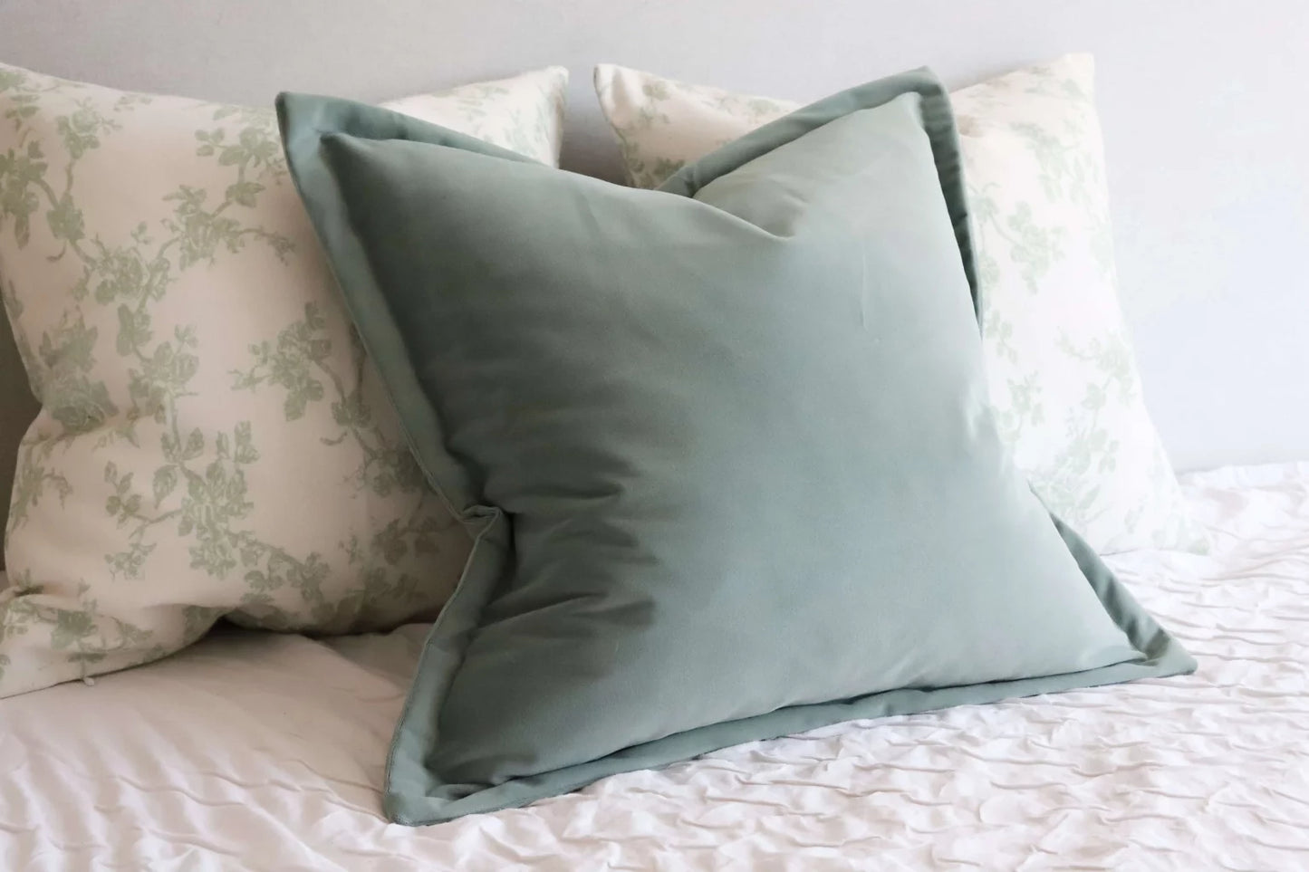 Emma Duck Egg Green Cushion