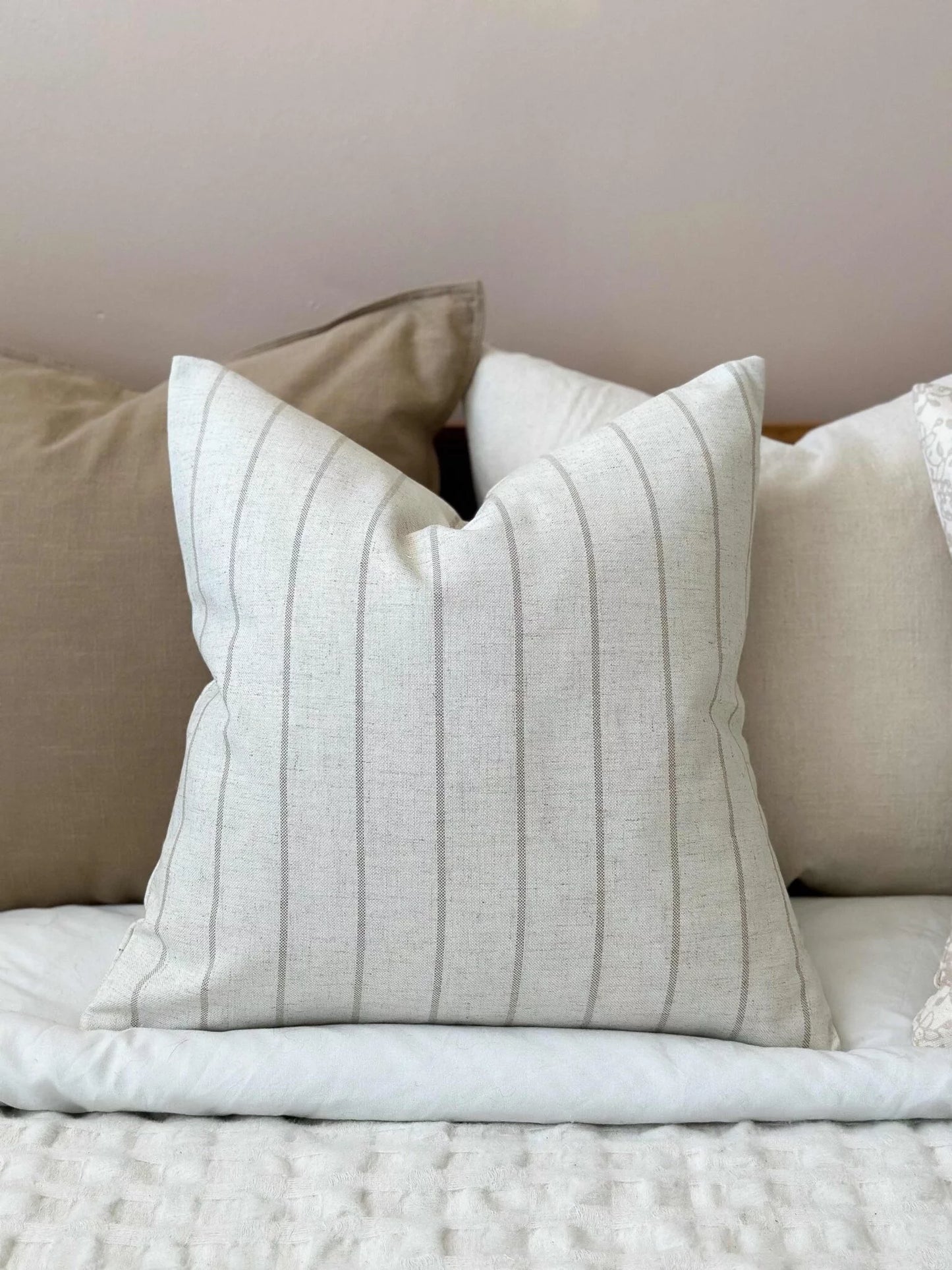 Freya Vertical Stripe Cushion 45 x 45