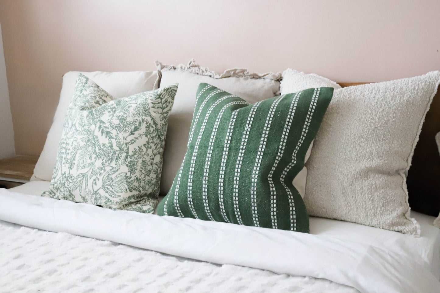 India Forest Stripe Cushion