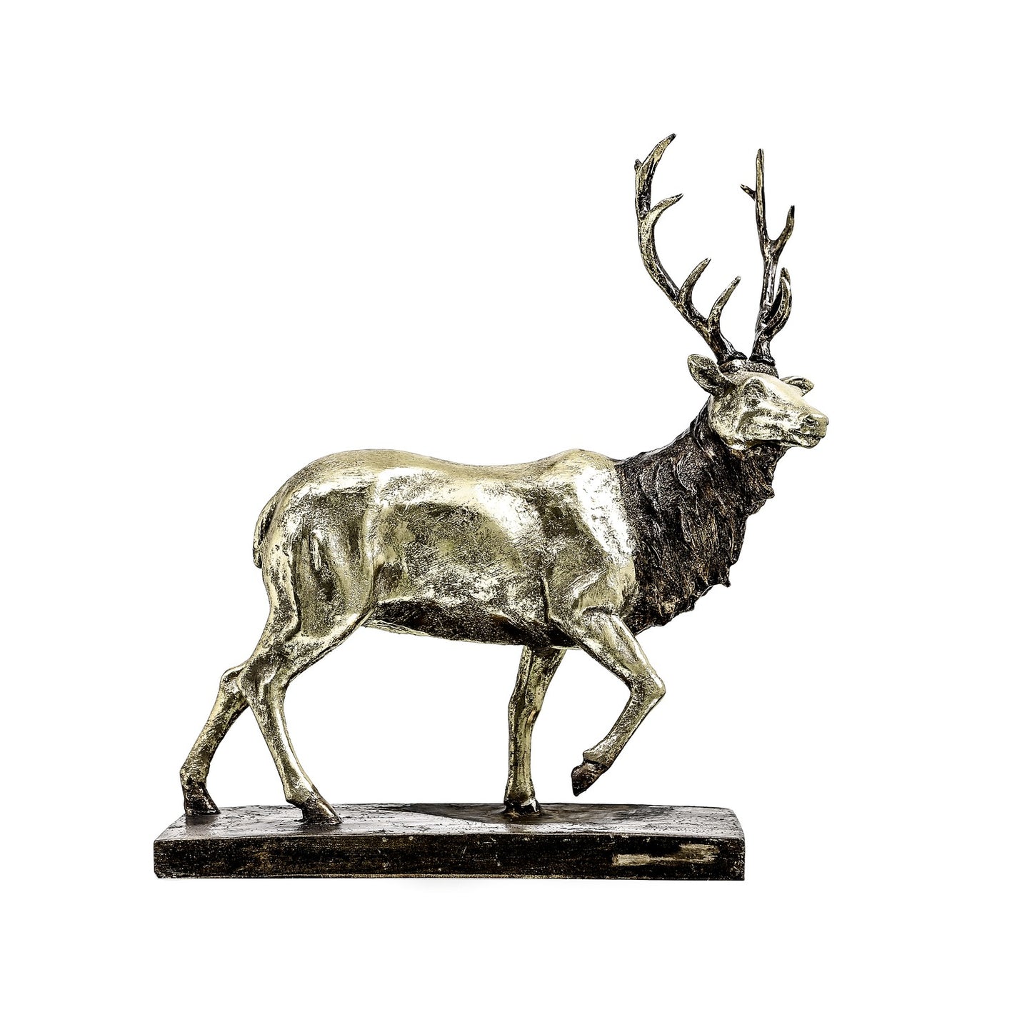 Large Gold Stag Ornament