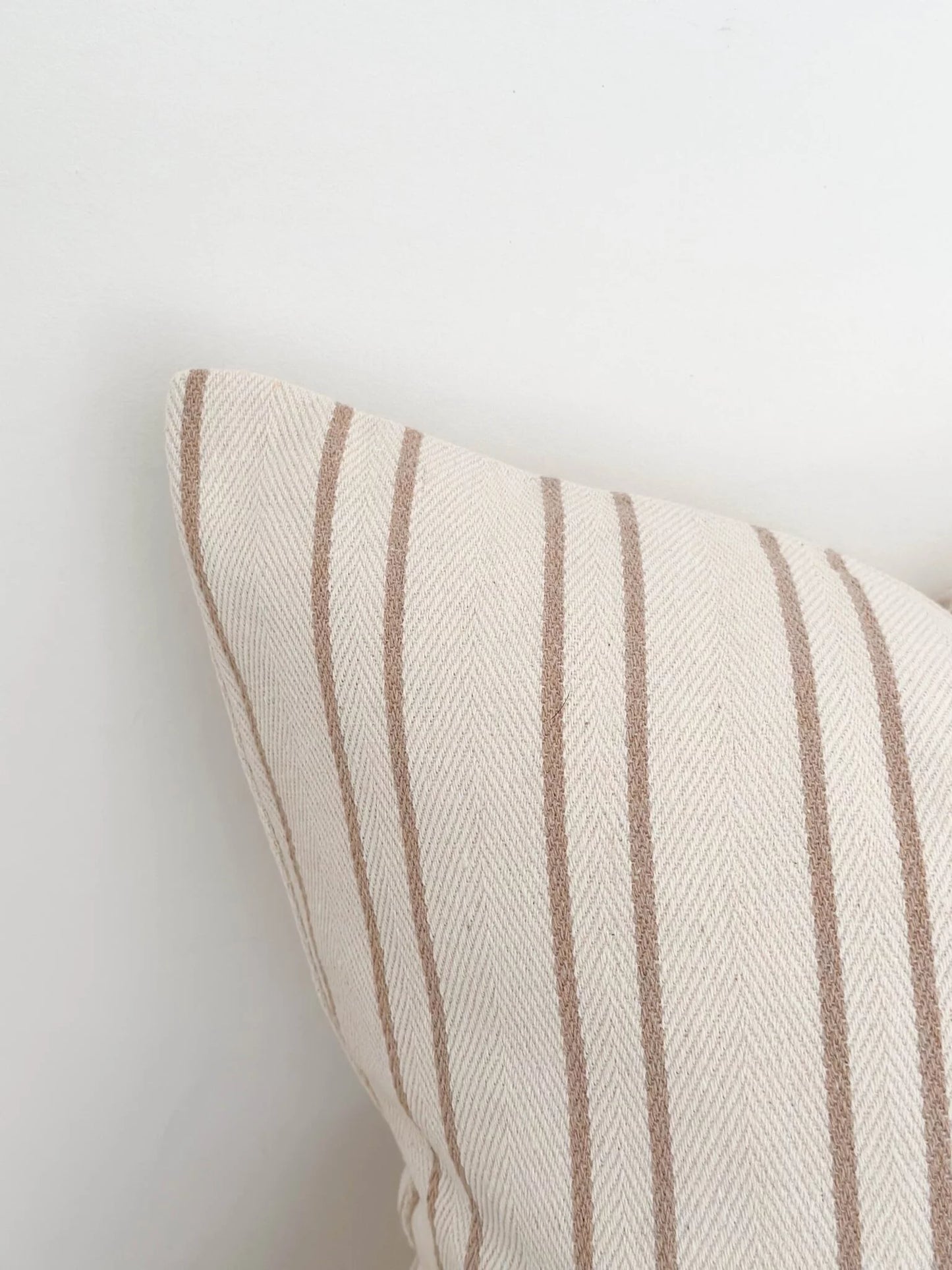 Harrington Beige Stripe Cushion