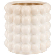 Seville Collection Large Cream Bubble Planter