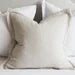 Orla Flanged Edge Light Grey Cushion