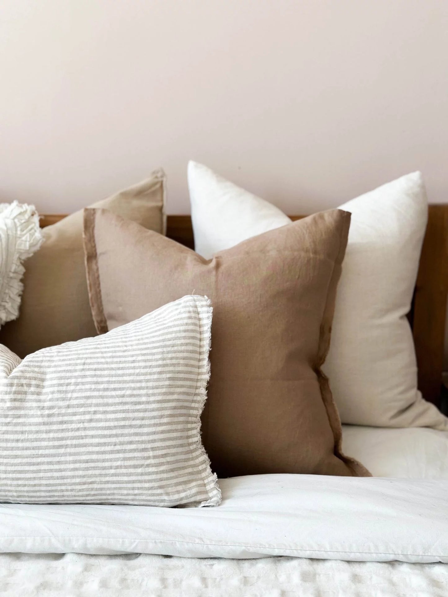 Esmee Natural Stripe Cushion