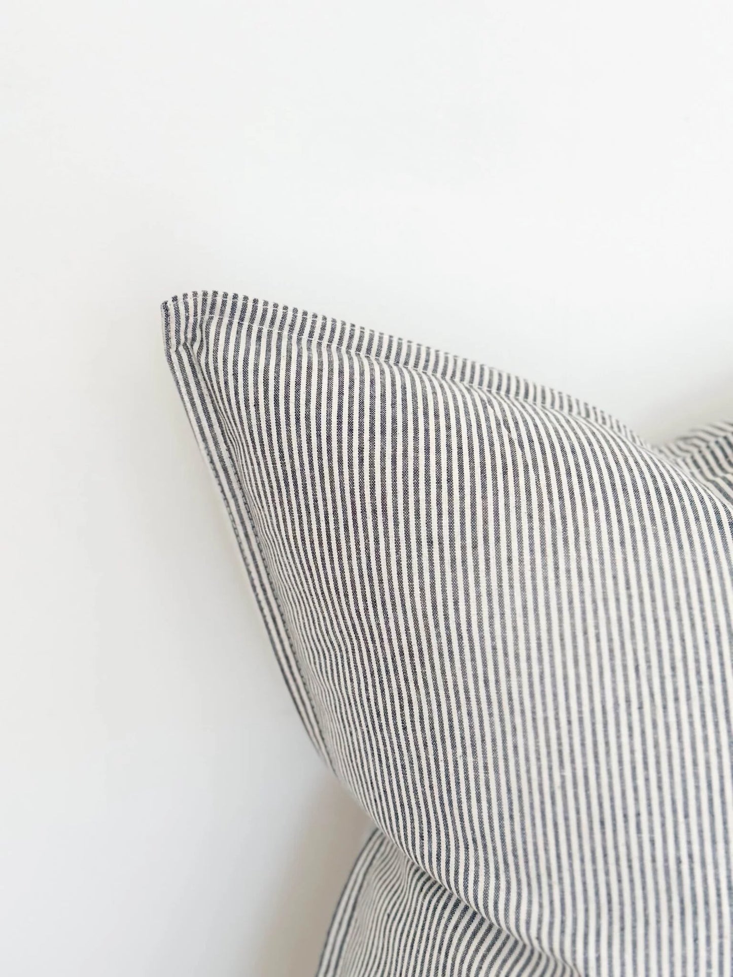 Darcy Navy Pinstripe Cushion