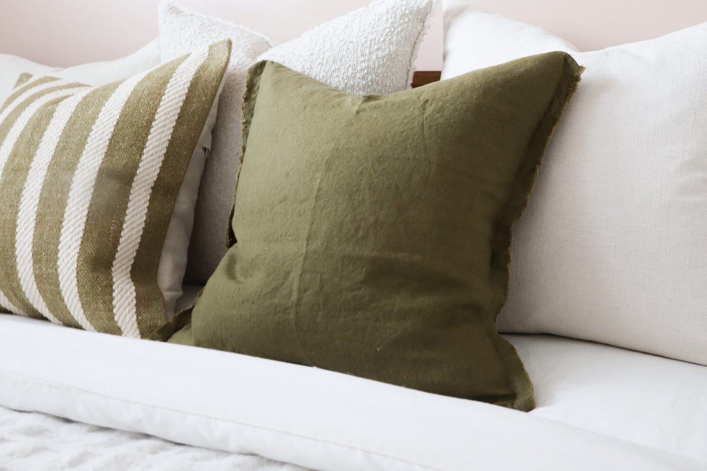 Esmee Olive Green Cushion