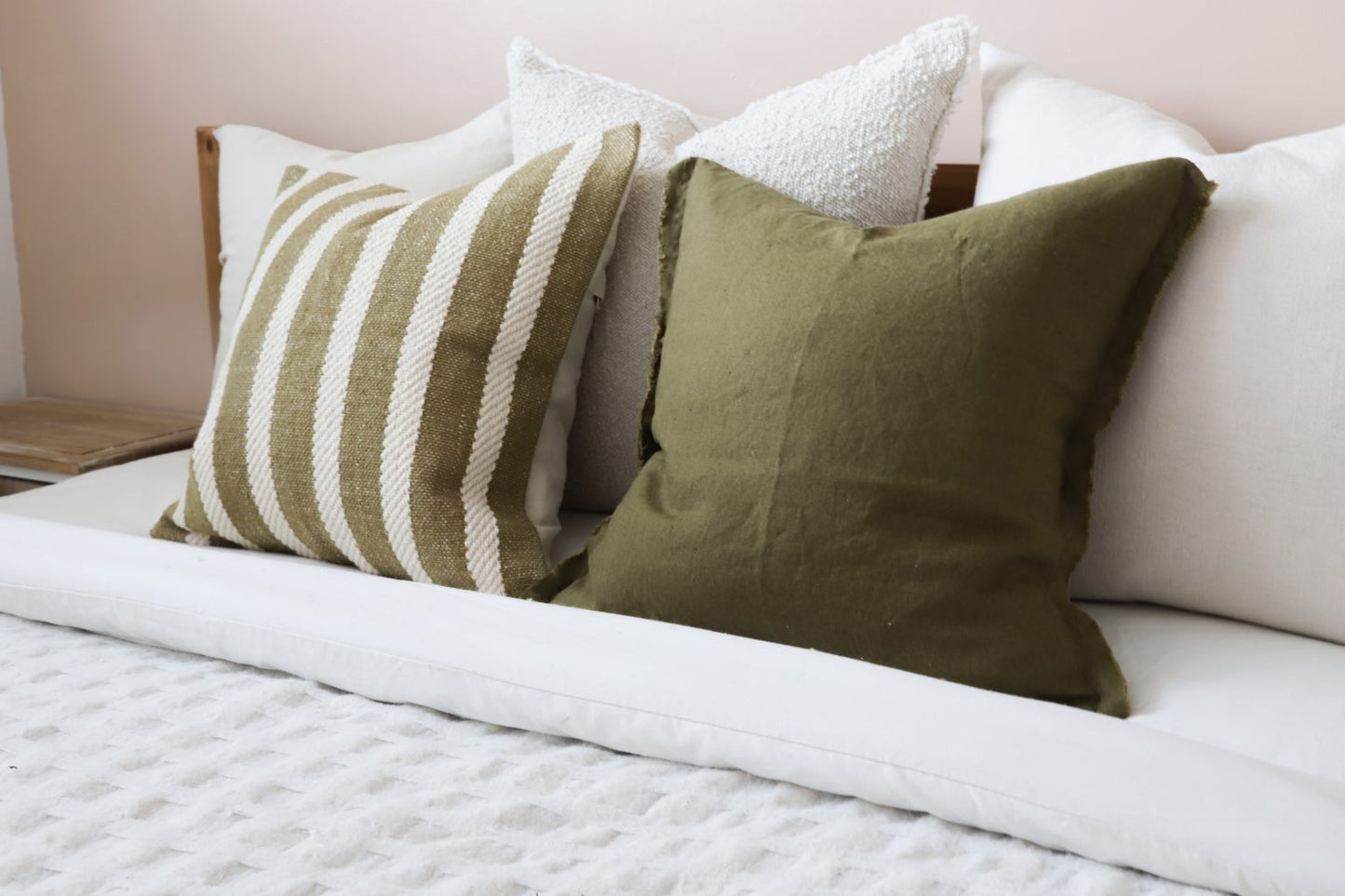 Esmee Olive Green Cushion