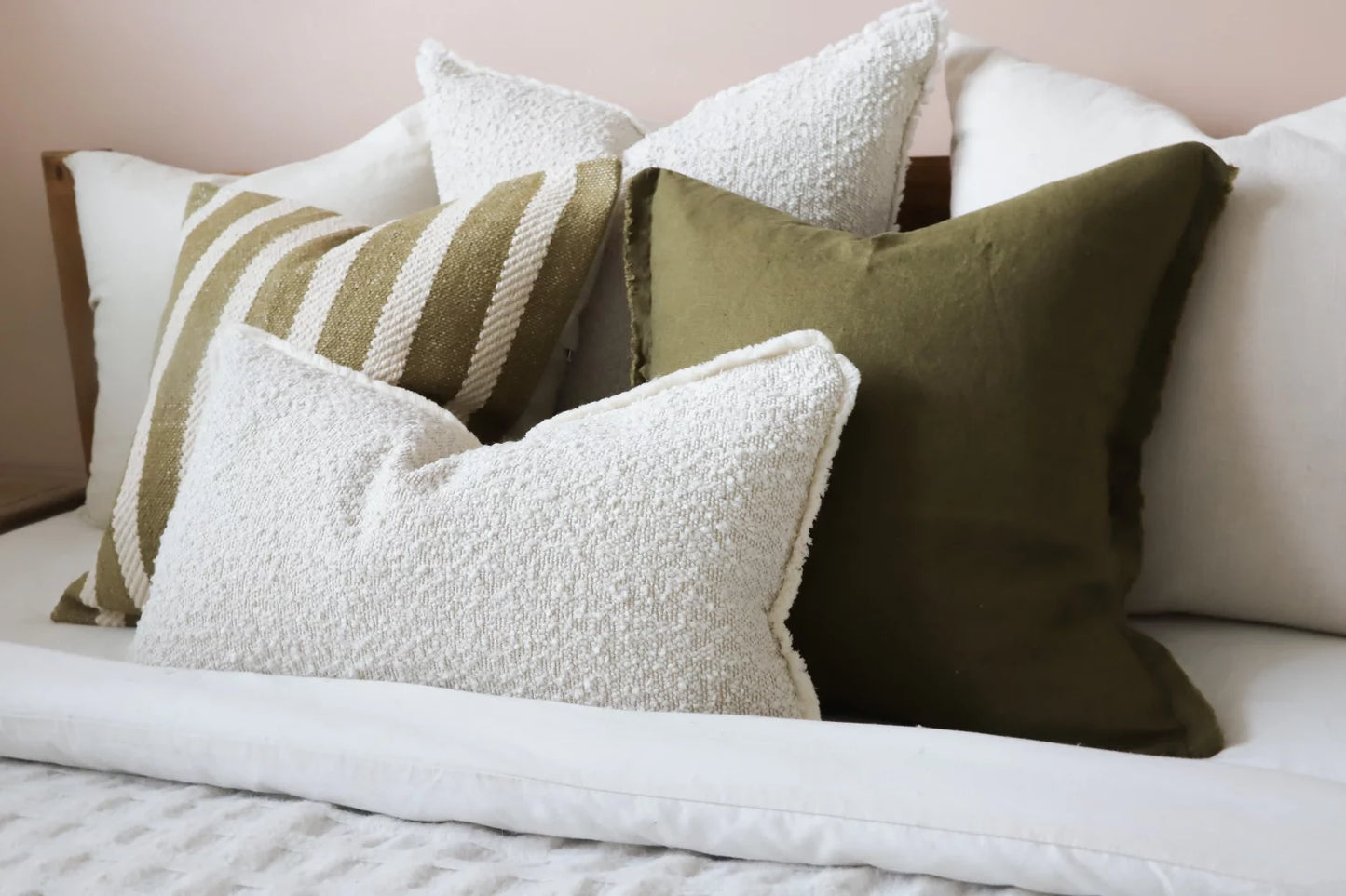 Esmee Olive Green Cushion