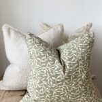 Aria Olive Leaf Cushion