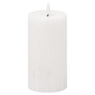 Luxe Collection Natural Glow 3 X 6 Textured Ribbed Candle