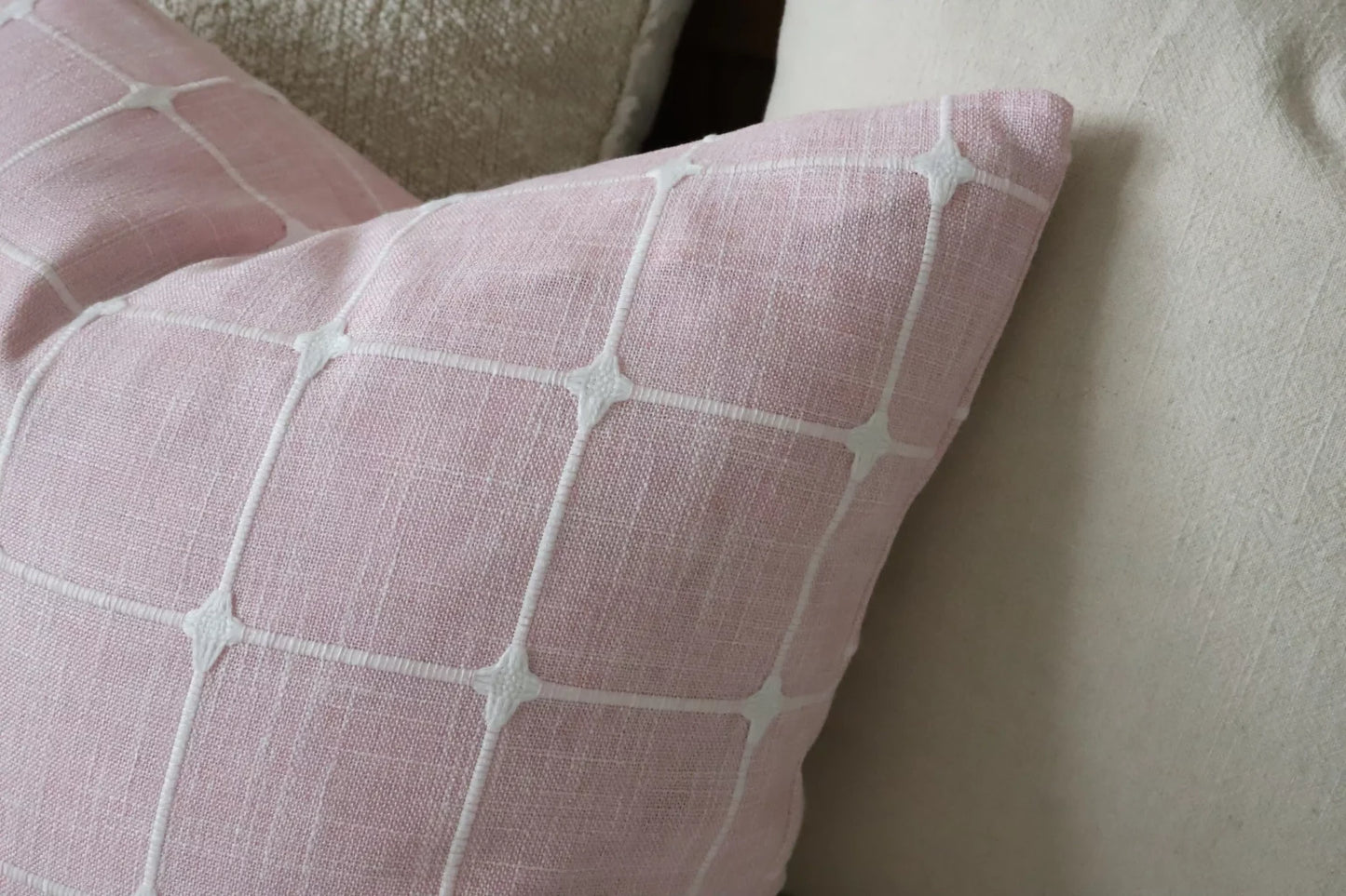 Rosie Pink Stripe Cushion