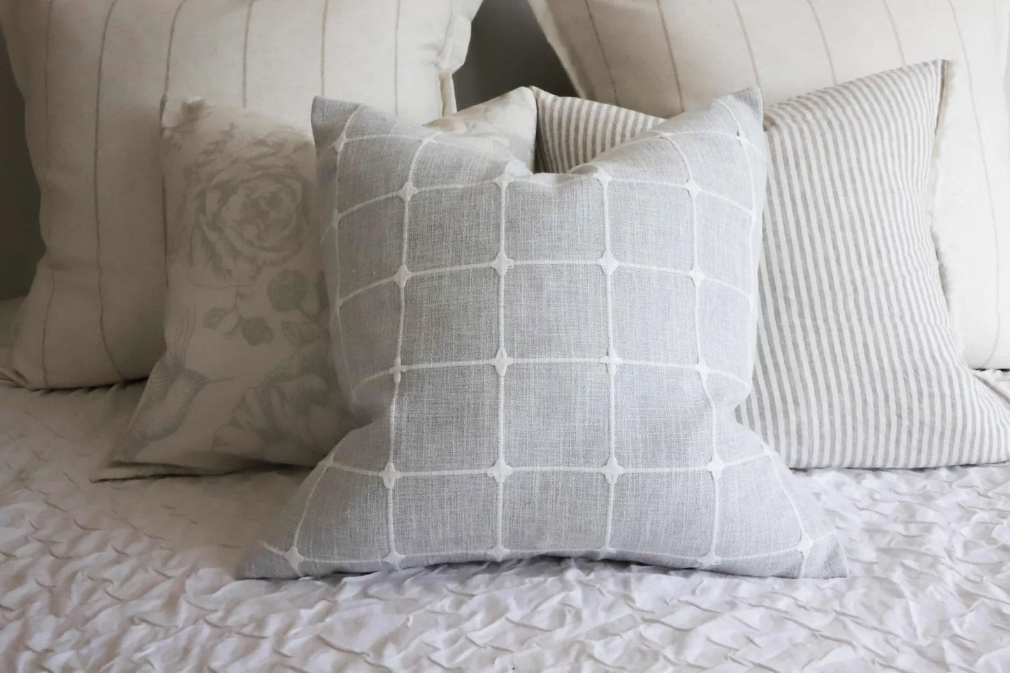 Rosie Light Grey Cushion