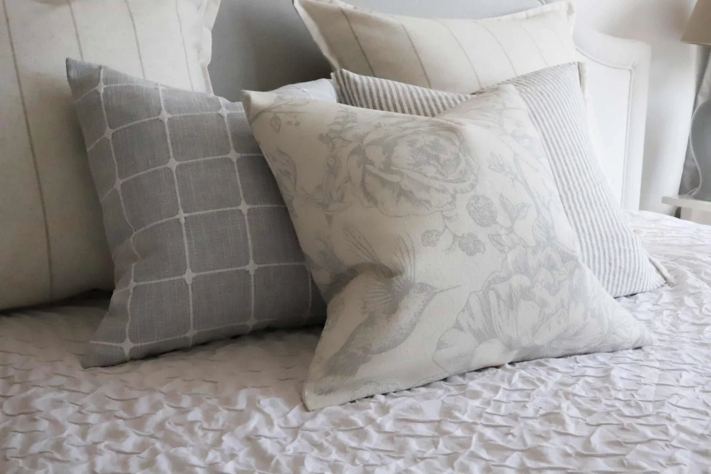 Rosie Light Grey Cushion