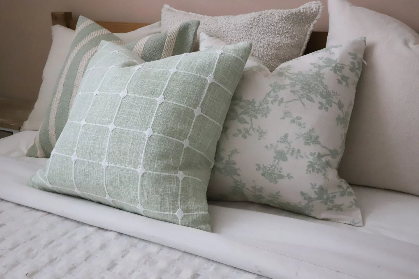 Rosie Sage Green Cushion