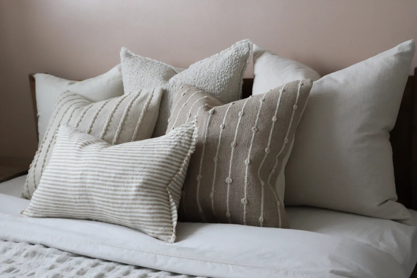 India Sand Stripe Cushion