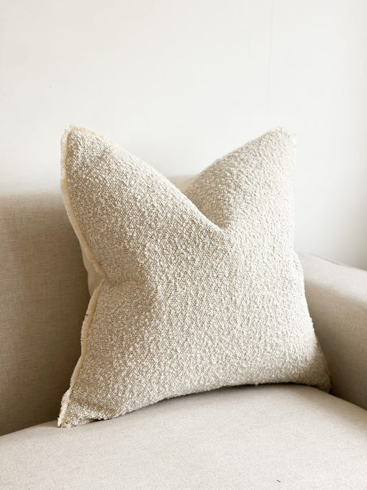 Sofia Cream Boucle Cushion