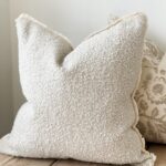 Sofia Cream Boucle Cushion