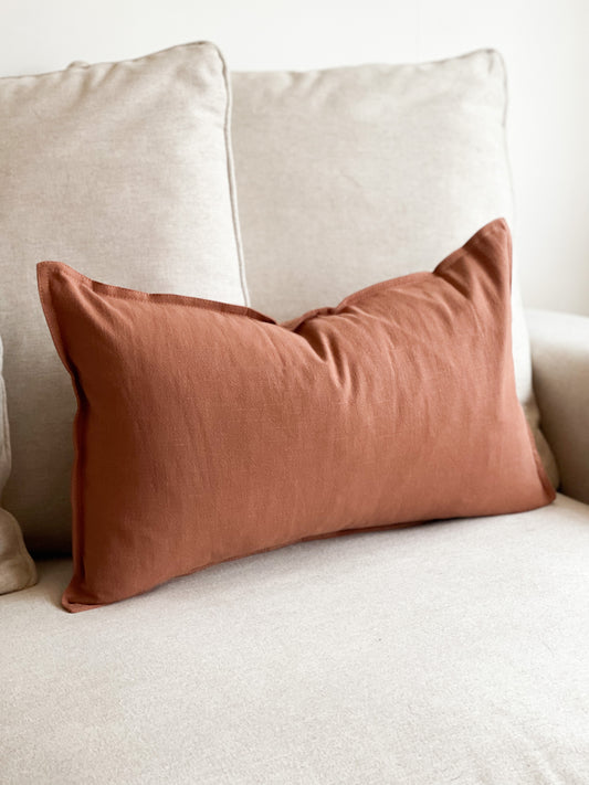 Layla Terracotta Cushion 50 x 30