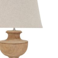 Delaney Natural Wash Urn with Linen Shade