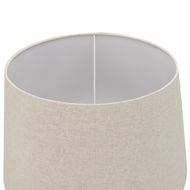 Delaney Natural Wash Urn with Linen Shade